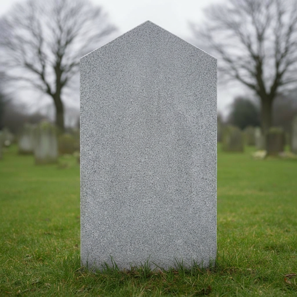 Restored headstone after cleaning